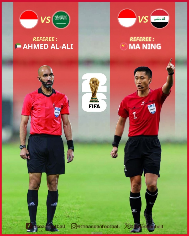 马宁执法印尼世预赛！印尼媒体：他亚洲杯决赛给了卡塔尔3个点球